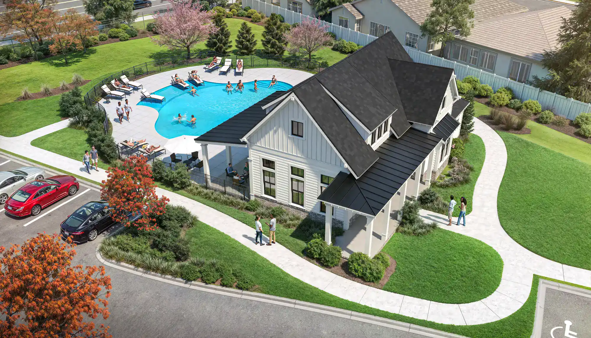 Skymor Panola Community Clubhouse and Pool